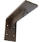 Ekena Millwork Embrey Steel Bracket, Hammered Brown 2"W x 6"D x 3 3/4"H BKTM02X06X03EBHBR - alternate 1